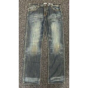 Y2K CSTAR Baggy Wide Leg Jnco Southpole Jeans Skater Hip Hop Grunge Mens 42 x 36